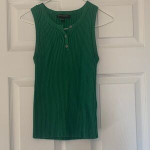 Banana Republic Emerald Ribbed Tank Top